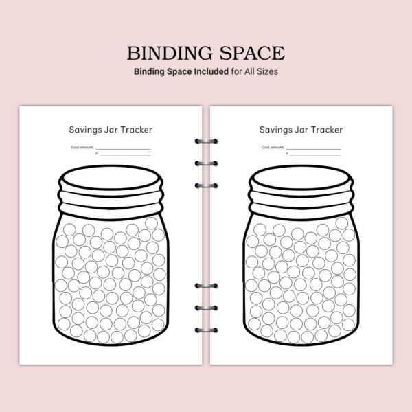 Printable Savings Jar Tracker Template - Image 4