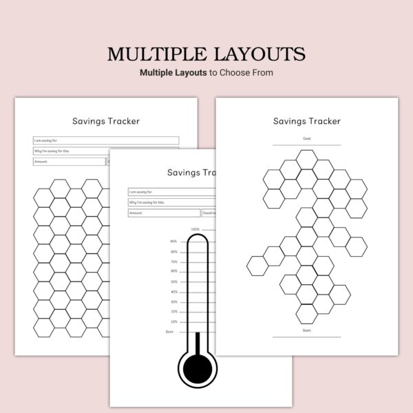 Printable Savings Tracker Template - Image 3