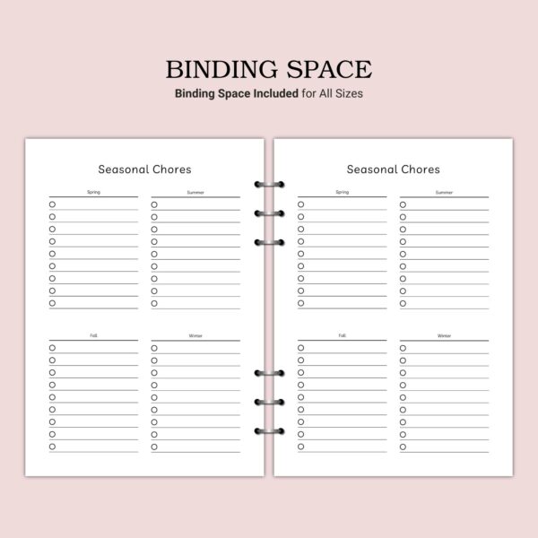 Printable Seasonal Chores Template - Image 4