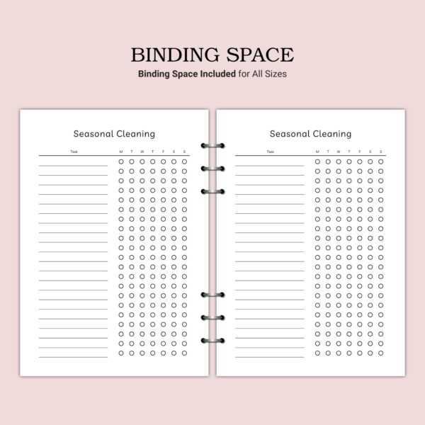 Printable Seasonal Cleaning Template - Image 4