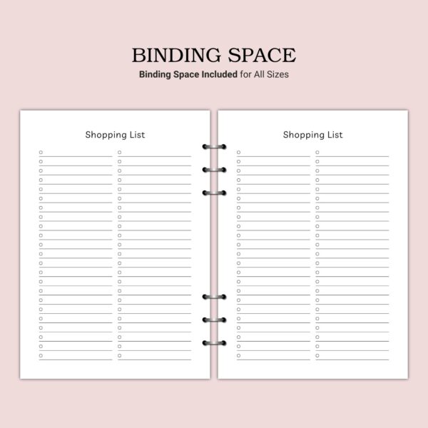 Printable Shopping List Template - Image 5