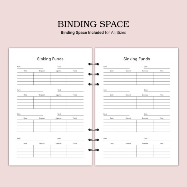 Printable Sinking Funds Template - Image 5