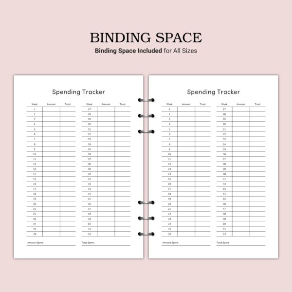 Printable Spending Tracker Template - Image 6