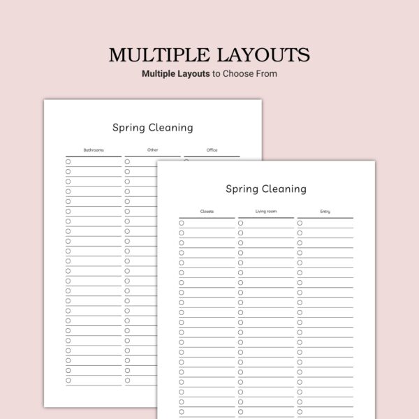 Printable Spring Cleaning Template - Image 3
