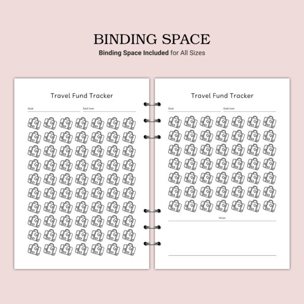 Printable Travel Fund Tracker Template - Image 4